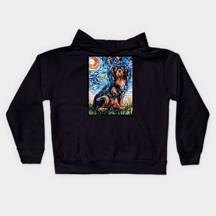 Cavalier King Charles Spaniel Night Kids Hoodie